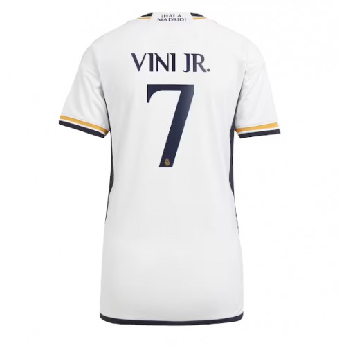 Fotbalové Dres Real Madrid Vinicius Junior #7 Dámské Domácí 2023-24 Krátký Rukáv